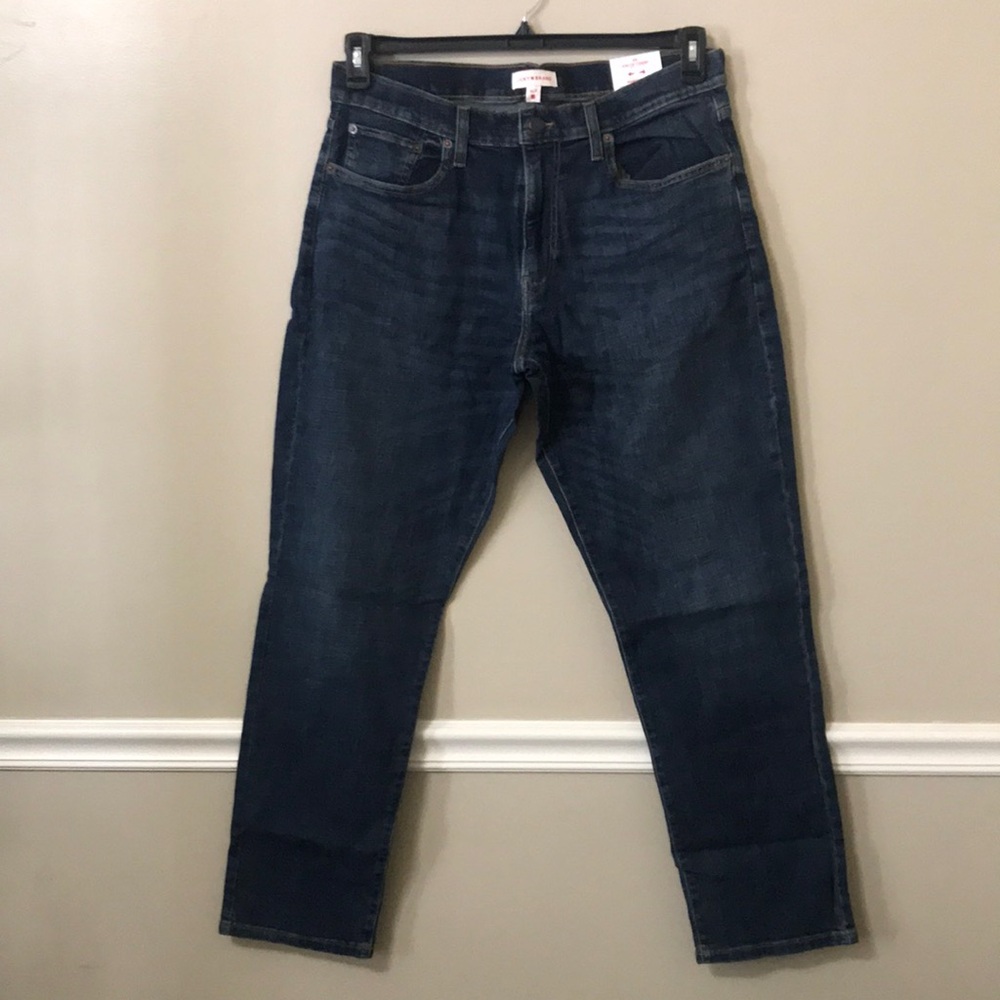 Lucky Brand 410 Athletic Straight Dark Jeans